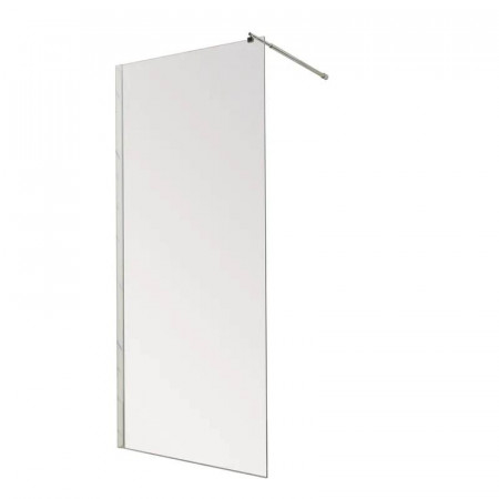Душевая перегородка Mixxus Premium FLAT SP01-140x200-TR Chrome Walk-In прозрачное стекло 8мм (MI685