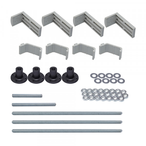 Бокс душевой без гидромассажа Mixxus STRONG SB01-90x90x215-GR SATIN с высоким поддоном (MI6885)