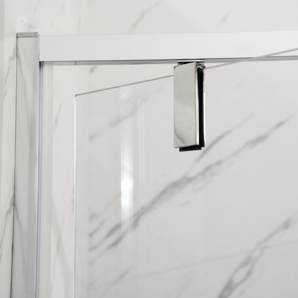 Душевая кабина без поддона Mixxus Premium BEVEL SC01-90x90x195-TR Chrome прозрачное стекло 6мм (MI6