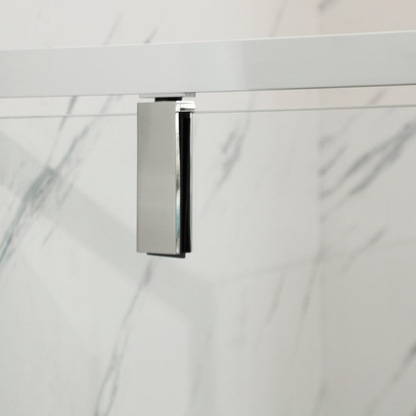 Душевая кабина без поддона Mixxus Premium BEVEL SC01-90x90x195-TR Chrome прозрачное стекло 6мм (MI6