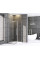 Душевая кабина без поддона Mixxus Premium BEVEL SC01-90x90x195-TR Chrome прозрачное стекло 6мм (MI6
