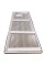 Дверь в нишу Koer SR SD02-140x200-TR-01 прозрачное стекло Easy Clean 8мм, хром (KR5383)