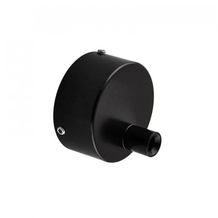Чашка декоративная Mixxus TCC-01 BLACK (круглая) для маскировки кабеля (цвет черный) (MI6638)