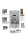 Газовая колонка MIXXUS GWH-0510 BASIC GLASS дымоходная 10 л/мин (панель из стекла с рисунком) (WH00