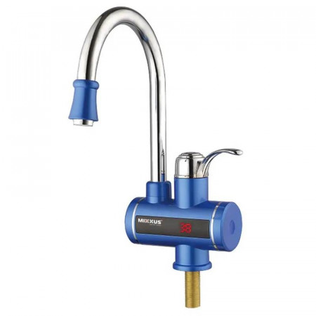 Проточный водонагреватель Mixxus Electra 240-E Blue  (с индик. темп.) (MI2747)