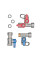 Комплект для подключения бойлера Koer SET-25-1/2 (KR5458)