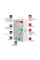 Газовая колонка MIXXUS GWH-0510 BASIC GLASS дымоходная 10 л/мин (панель из стекла с рисунком) (WH00
