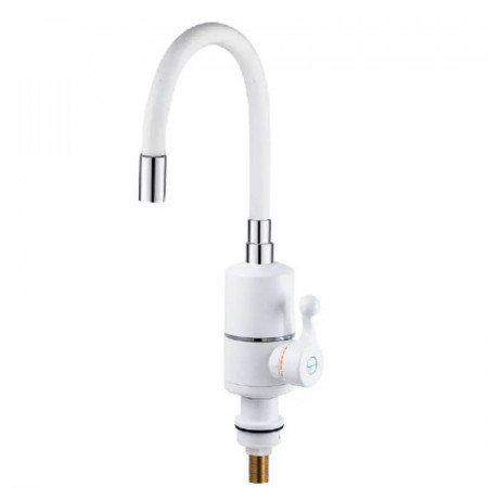 Проточный водонагреватель Zerix ELW06-F-WHITE 3,3 kW силиконовый излив, на мойку (ZX5857)