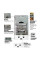 Газовая колонка Mixxus GWH-0112 BASIC WHITE дымоходная 12 л/мин (WH0029)