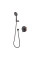 Змішувач для душу Haiba Amanda 003 (Inner) Black (HB3956)
