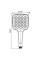 Лейка для душа Koer KP-0402-01 (3 функции) (KR4983)