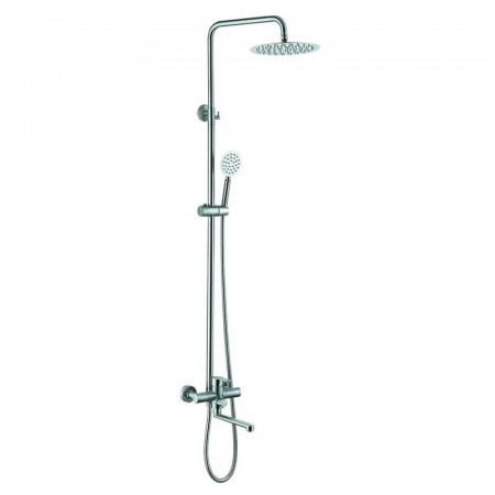 Душевая колонна со смесителем Zerix DAX-006-J-20cm (нерж. сталь) (ZX4827)
