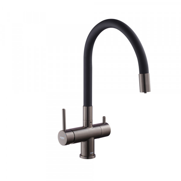 Смеситель для кухни Koer KB-72002-07 с выходом для питьевой воды (KR5003)
