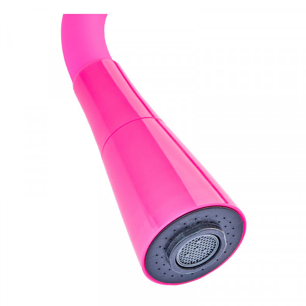 Излив силиконовый (цвет. розовый) Zerix SPS-02 Rose red (ZX3213)