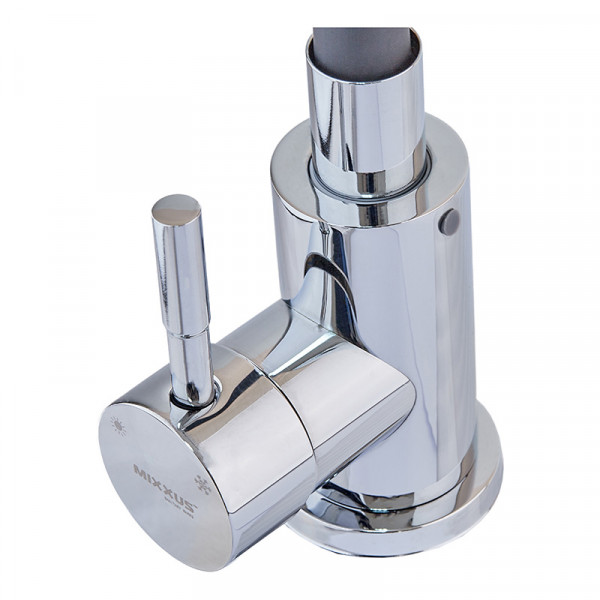 Смеситель для кухни Mixxus SUS-011 Chrome Refl.Black (нерж. сталь) (MI6223)