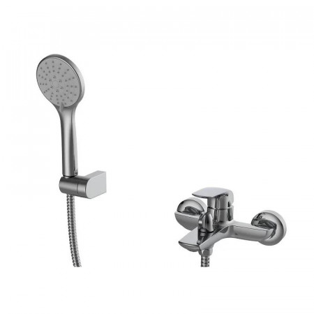 Змішувач для ванни з коротким зливом Koer KB-40008-01 (Колір хром) (KR3472)