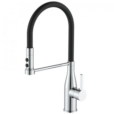 Смеситель для кухни Mixxus Premium Summer 017 REFL.BLACK (MI6960)
