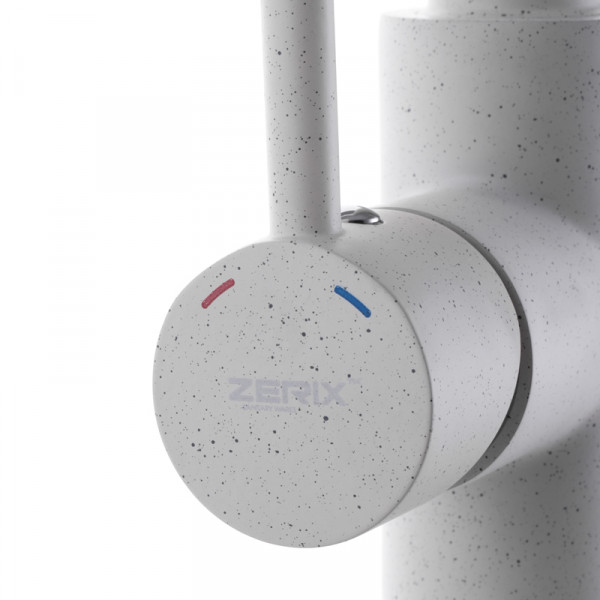 Смеситель для кухни Zerix LR4055W-3 с выходом для питьевой воды (ZX2643)