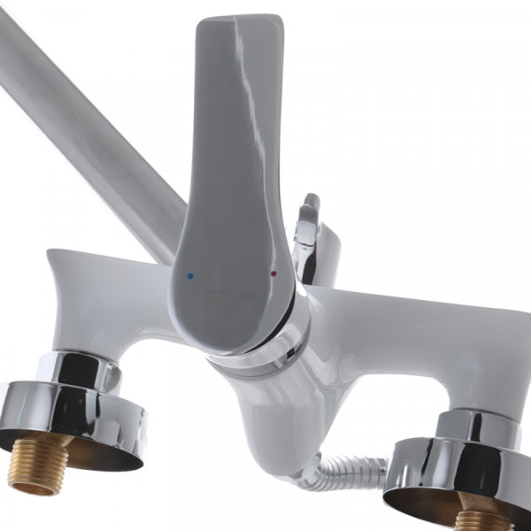 Смеситель для ванны Mixxus Premium Eva 006 Euro Белый (MI5813)