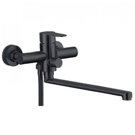 Смеситель для ванны Zerix DAX-006 (Euro) Black с нерж. стали SUS304 (ZX4816)