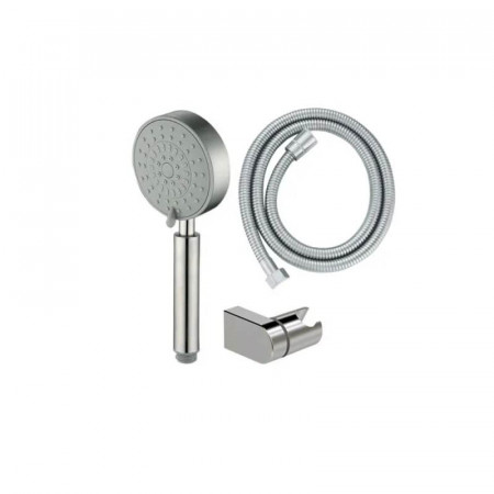 Душевой набор Mixxus Shower SET-07.SUS (шланг, лейка, кронштейн) с нерж. стали (MI6160)