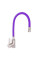 Смеситель для кухни Zerix LR74004-8 с фиолетовым гибким изливом (LL1478)