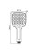 Лійка для душу Koer KP-0402-07 (3 функції) (KR4989)