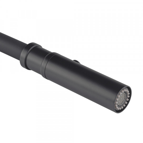 Смеситель для кухни Koer KI-70026-05 с черным силиконовым изливом (KR5210)