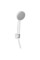 Душевой набор (шланг, лейка, кронштейн) белый Zerix Shower SET-02W (ZX3096)