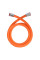 Шланг силіконовий Zerix F12 Orange (150 см) (ZX3000)