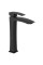 Смеситель для умывальника Koer KB-11007-05 высокий (Цвет черный) (KR3441)