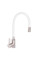 Смеситель для кухни Zerix LR74004-3 с белым гибким изливом (LL1203)