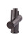 Смеситель для кухни с гибким изливом на две воды Zerix KIT-021 Graphite REFL.Black из нерж. стали (