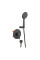 Змішувач для душу Haiba Amanda 003 (Inner) Black (HB3956)