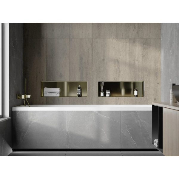 Вбудована полиця MEXEN X-Wall-NR 60x20 GOLD без обідка