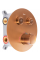 Душевая система REA LUNGO BRUSHED COPPER c термостатом + BOX скрытого монтажа