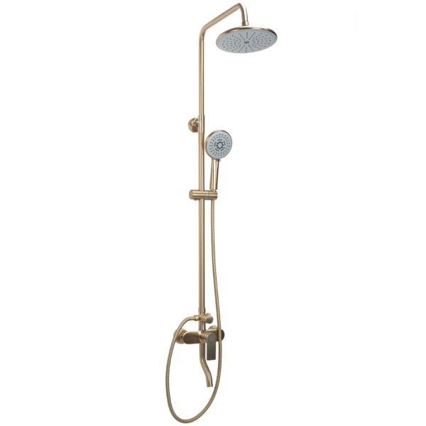 Душевой гарнитур REA VERSO BRUSHED GOLD матовое золото с изливом