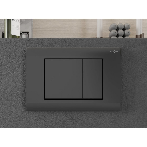 Кнопка змиву для інсталяції MEXEN FENIX 01 GRAPHITE
