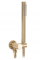 Смеситель для ванны и душа REA LUNGO BRUSHED GOLD + BOX скрытого монтажа