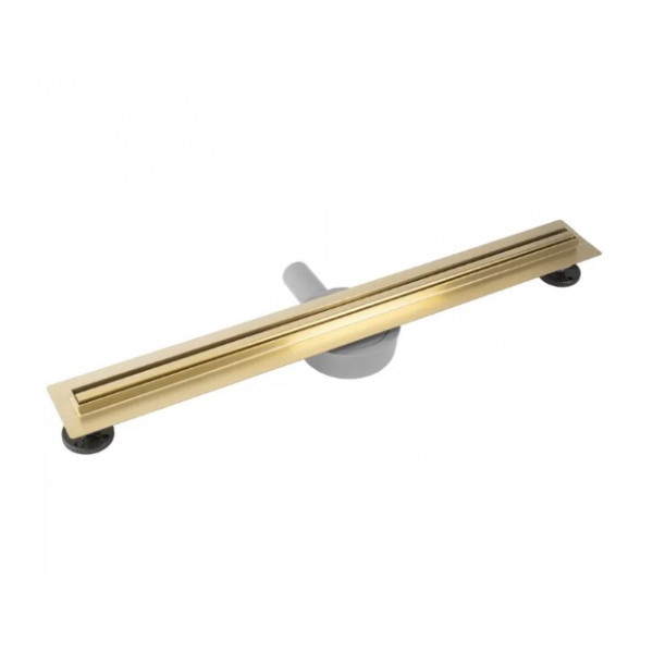 Трап для душа REA NEOX 60 SLIM PRO BRUSHED GOLD матовое золото