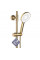 Душевой гарнитур REA  AVALON BRUSHED GOLD матовое золото с изливом