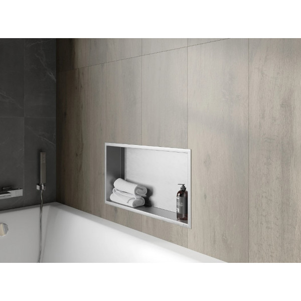 Вбудована полиця MEXEN X-Wall-R 60x30 INOX з обідком