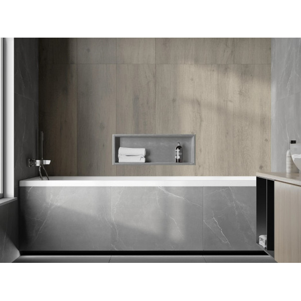Вбудована полиця MEXEN X-Wall-R 60x20 INOX з обідком