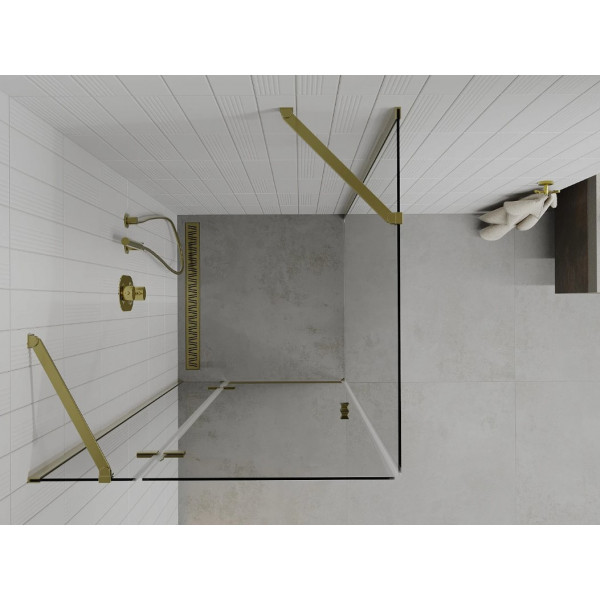 Душова кабіна MEXEN ROMA 90x90 GOLD
