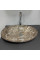Умывальник (раковина) VBI VICENZA M BROWN STONE GLOSSY накладной