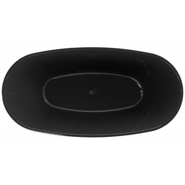 Ванна окрема MEXEN ERIS 170х85 BLACK-B акрилова