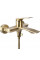Смеситель для ванны и душа REA  AVALON BRUSHED GOLD настенный с изливом