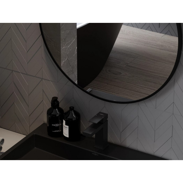 Дзеркало MEXEN LOFT 65 BLACK кругле