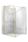 Душевая стенка REA SKY 100 BRUSHED GOLD
