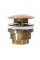 Донный клапан для раковины REA CLICK-CLACK ANTIQUE BRUSHED GOLD универсальный *
